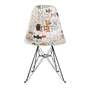 Side Shell Eiffel Chair (Bats) after Jean-Michel Basquiat