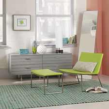 Triumph Green Ottoman