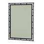 Jamison Black Frame Bamboo Wall Mirror