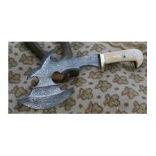 FULL TANG DAMASCUS STEEL AXE