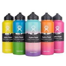hydro flask 40 oz wide mouth stainless steel water bottle - LaViemate