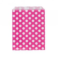 Pink Polka Dot Paper Bags