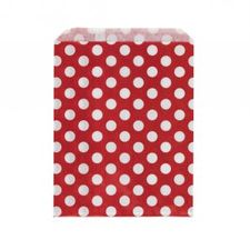 Red Polka Dot Paper Bags