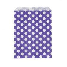 Purple Polka Dot Paper Bags