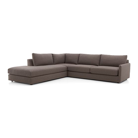 Drake 3-Piece Sectional Sofa | Crate and Barrel