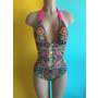 Fuschia Flower Exotic Colombia Swim Wear TRIkini image 0