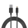 RAVPower 2m Nylon Yarn Braided Lightning Cable Black