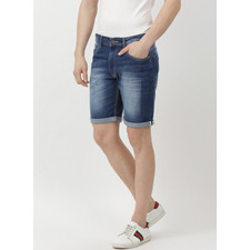 Blue Solid Shorts - Monte Carlo