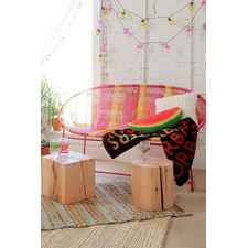 Plum & Bow Striped Loveseat