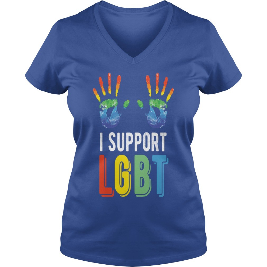 I SUPPORT LGBT T-SHIRT