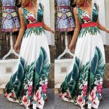 Floral Beach Boho Maxi
