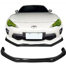 Ikon Motorsports 17-19 Toyota 86 Front Bumper Lip CS Style Unpainted PU