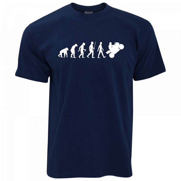 Evolution of a Motorcycle Rider Cool Funny T Shirt