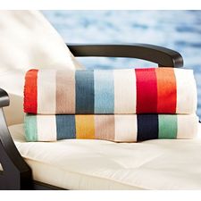 Casual Stripe Beach Towel | Pottery Barn