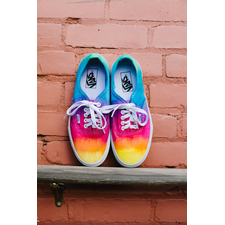 The Original Tie dye custom Vans shoes