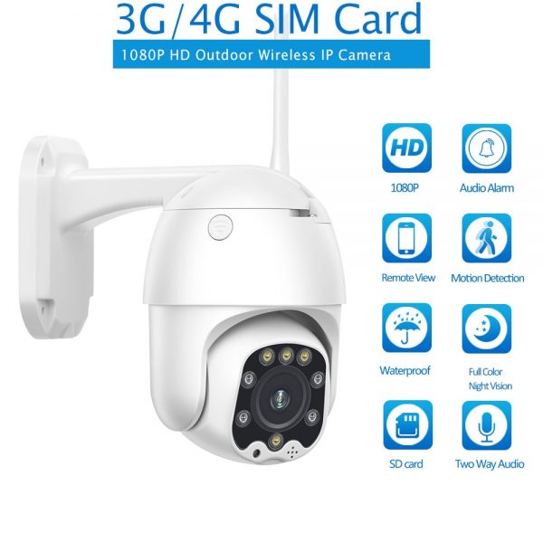 3G 4G SIM Card IP Camera 10...