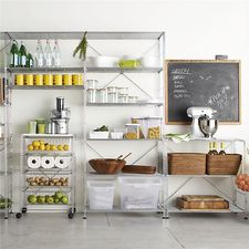 MAX Pantry Chrome Modular Shelving Set