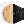 Hand mate wooden wall  original clock from kitchen office light wodden
