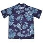 Boy's Tahiti Aloha Shirt - Navy