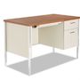 DESK SGL PED 45X24 PTY