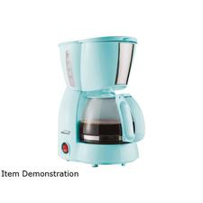 Brentwood Appliances TS-213BL 4-Cup Coffee Maker, Blue