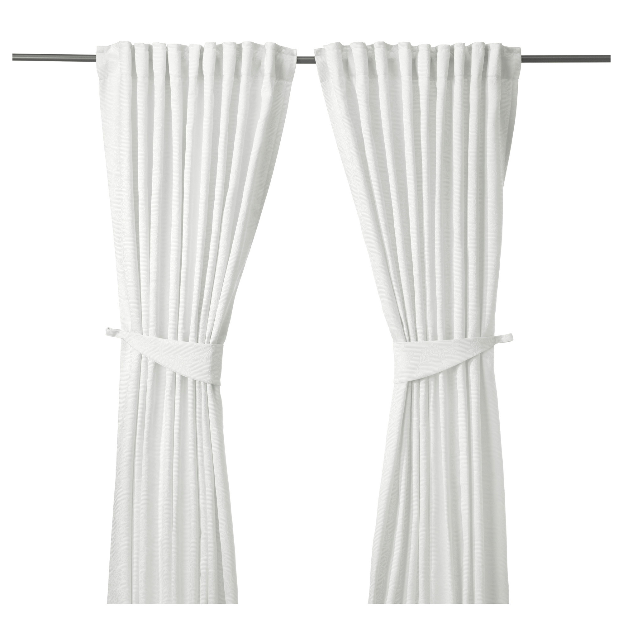 white curtain rods amazon