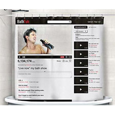 YouTube Shower Curtain