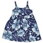 Girl's Pua Elastic Strap Sun Dress - Navy
