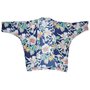 Women's Tropical Flow Kimono Cover-Up - Navy
