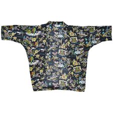 Women's Wonderland Kimono Cover-Up - Black