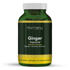 Ginger Supreme Pure Herbal Supplement- 120 Vegan Capsules from Harmony Veda,USA