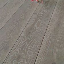 190mm x 14/3mm Random Lengths Grey Lacquered Oak Classic Engineered Click Wood Flooring 