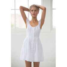 Band Of Gypsies Flutter-Sleeve Button-Down Dress