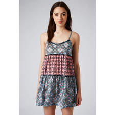 Tile Print Pom Pom Tunic