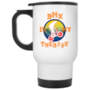 BMX White Travel Mug