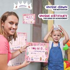 Potty Training Chart For Toddlers – Princess Design - Reward Your Child – Sticker Chart, 4 Week Chart - Athena Futures Inc.