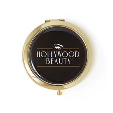 HOLLYWOOD BEAUTY ART DECO COMPACT MIRROR-hollywoodbrowzer