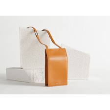 Brown Leather Conductor Bag