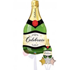 Celebrate Bubbly Wine Bottle Balloons