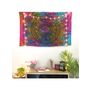 Multicolor Cotton Printed Elephant Mandala Wall Hanging Poster Online
