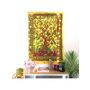 Yellow Cotton Printed Tree of Life Wall Hanging Poster Online