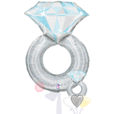 Platinum Wedding Ring Holographic Jumbo