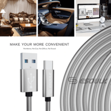 1.7A Type-C 10FT USB Cable – For Android
