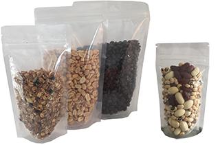 Clear bags - stand up pouch...