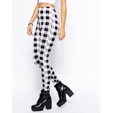 ASOS Leggings in Gingham Check Print