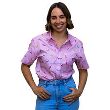 Weanie Beanie | Womens Dachshund Shirt | Close Front View