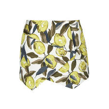 Lemon Print Skort