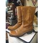 Vintage Acme Bicentennial Tooled Tan Leather Boots Size 10D image 0