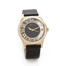 Marc by Marc Jacobs Henry Skeleton Leather Watch