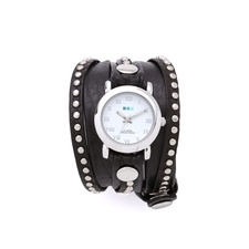 La Mer Collections Bali Studded Wrap Watch